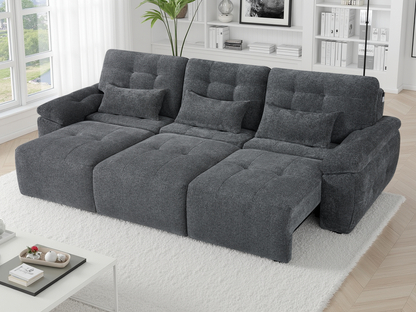 Marlow Electric Sofabed Grey 3 Seater