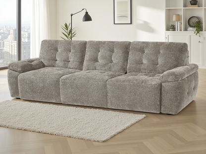 Marlow Electric Sofabed Mushroom 3 Seater