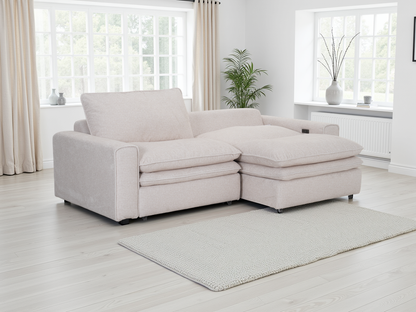 Elena Cloud Beige Electric Sofa