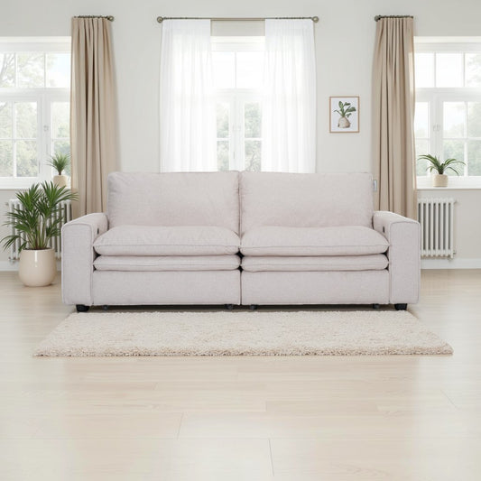 Elena Cloud Beige Electric Sofa