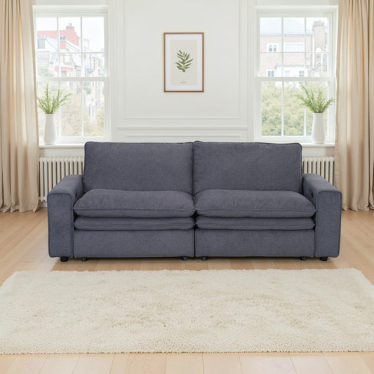 Elena Cloud Grey Electric Sofa
