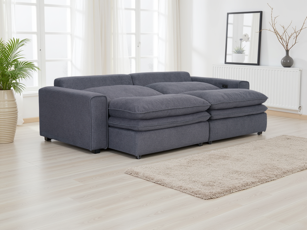 Elena Cloud Grey Electric Sofa