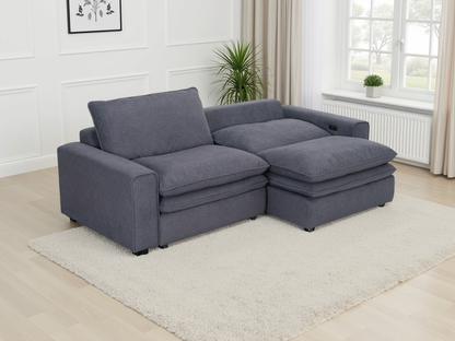 Elena Cloud Grey Electric Sofa