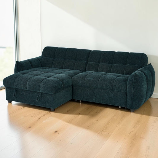 Miami Sofabed Teal Universal Corner