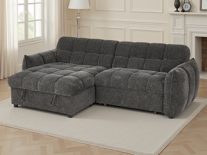 Miami Sofabed Grey Universal Corner