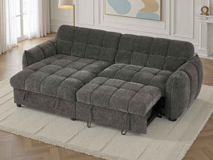 Miami Sofabed Grey Universal Corner
