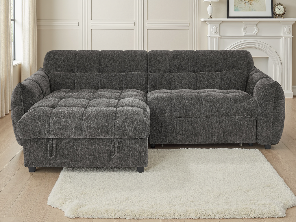 Miami Sofabed Grey Universal Corner