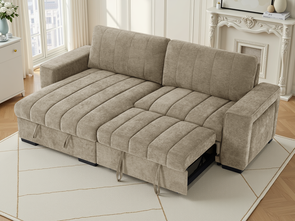 Molly Sofabed Beige Universal Corner