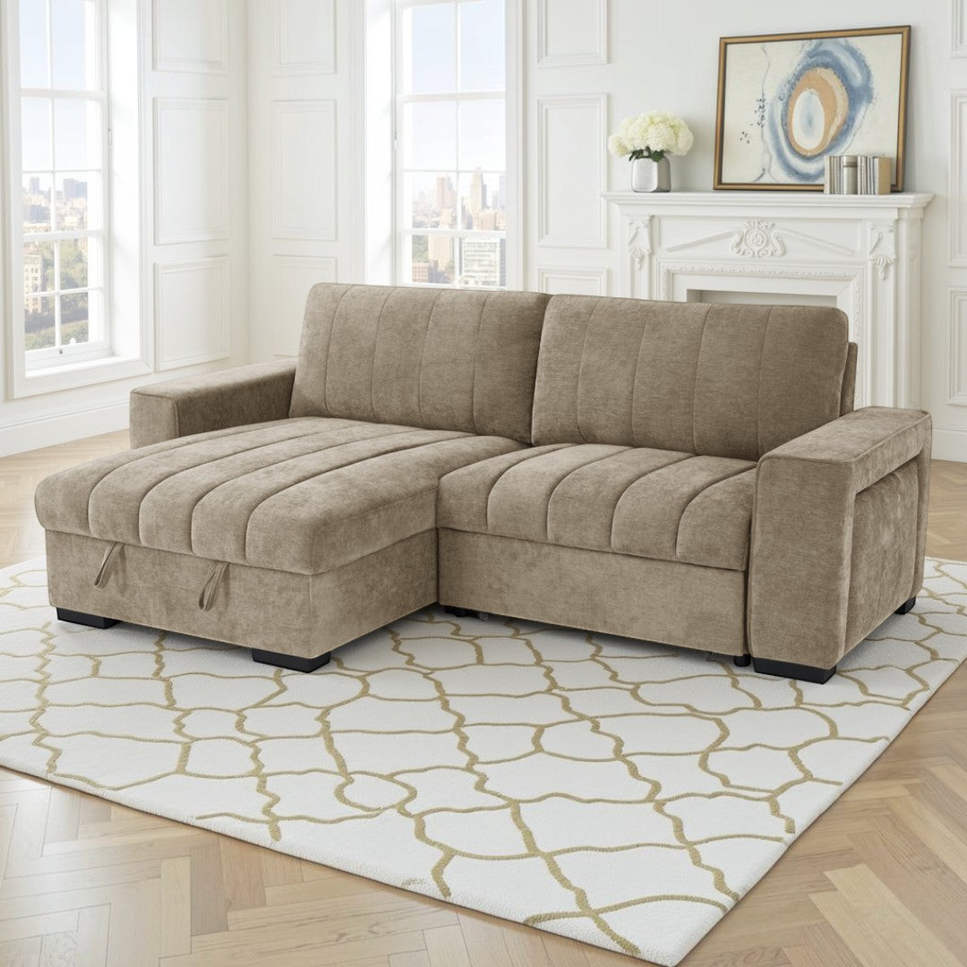 Molly Sofabed Beige Universal Corner