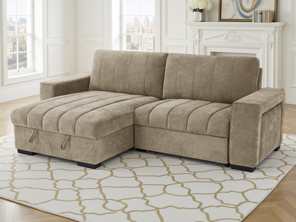 Molly Sofabed Beige Universal Corner
