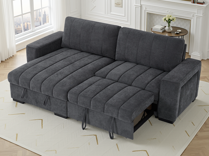 Molly Sofabed Grey Universal Corner
