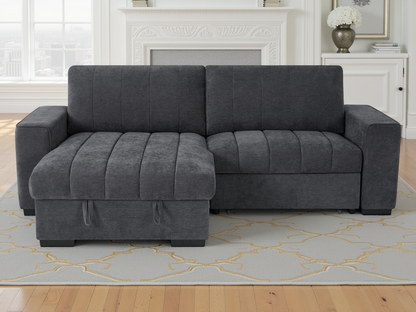 Molly Sofabed Grey Universal Corner