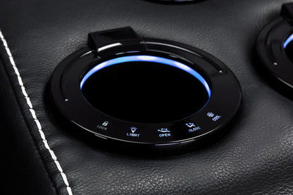 Galaxy Tech Recliner Leather 2 Seater Sofa - 2 Colours