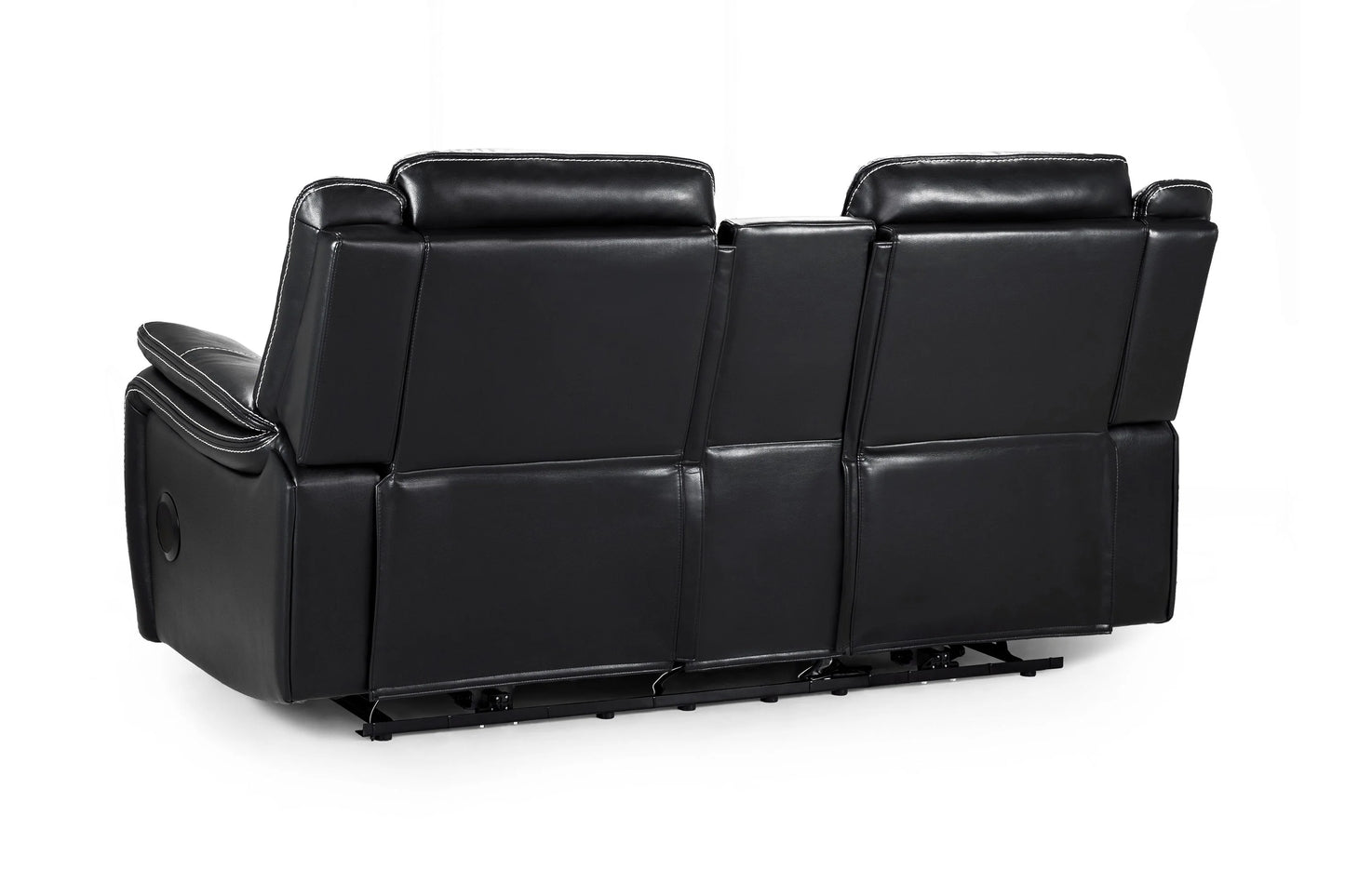 Galaxy Tech Recliner Leather 2 Seater Sofa - 2 Colours