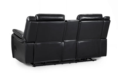 Galaxy Tech Recliner Leather 2 Seater Sofa - 2 Colours