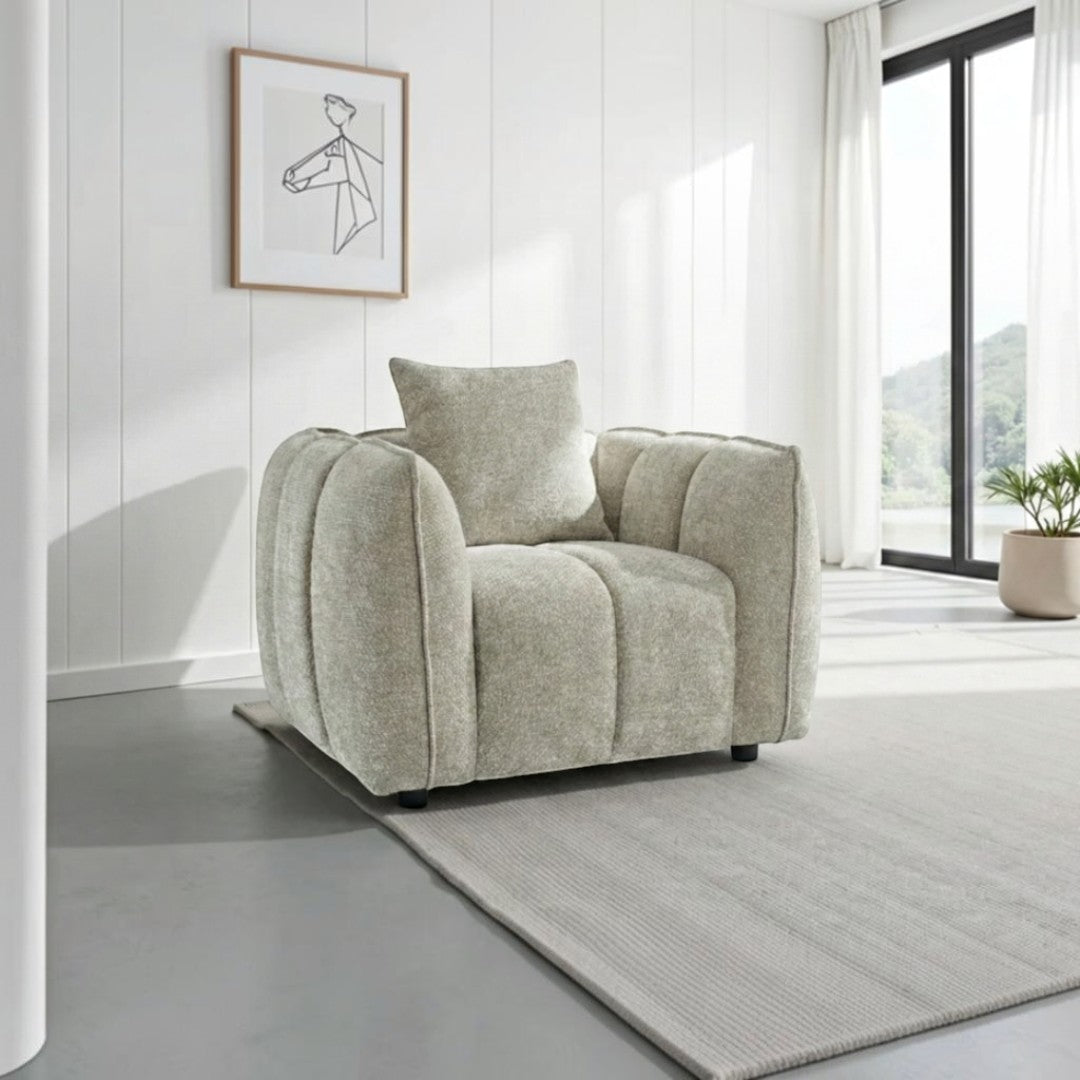 Valmont Sofa Beige Armchair