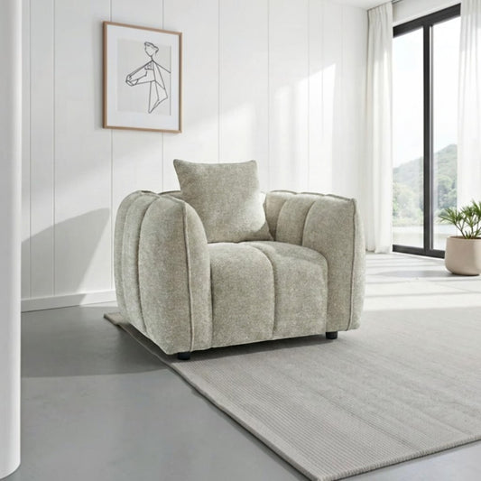 Valmont Sofa Beige Armchair