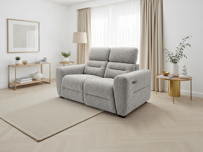 Candice Electric Recliner Grey 2 Seater