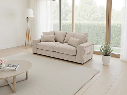 Sofia Beige 3+2 Sofa Set