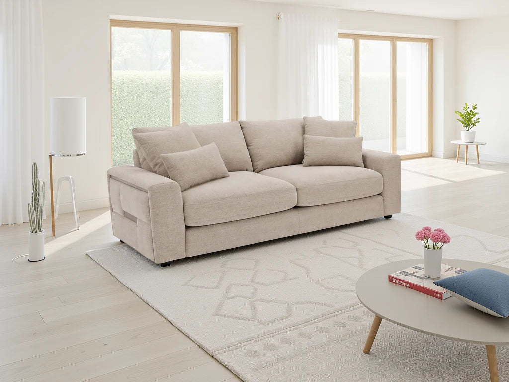 Sofia Beige 3+2 Sofa Set