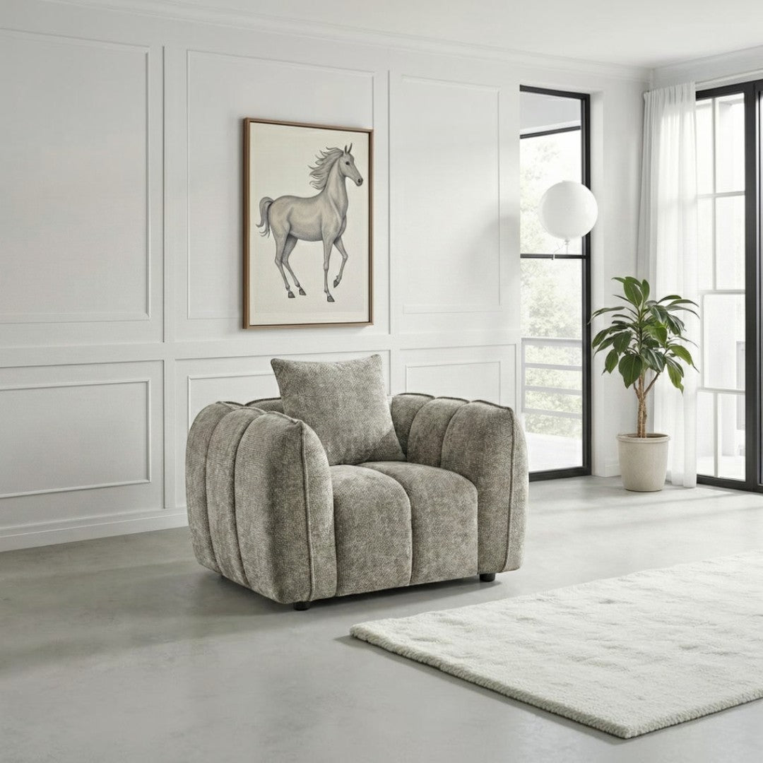Valmont Sofa Mocha Armchair