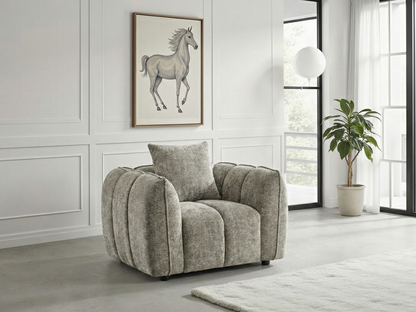 Valmont Sofa Mocha Armchair