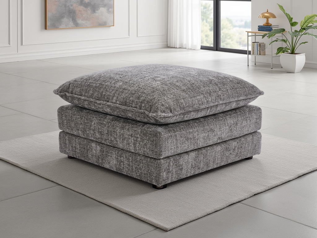 Astoria Sofa Grey Footstool
