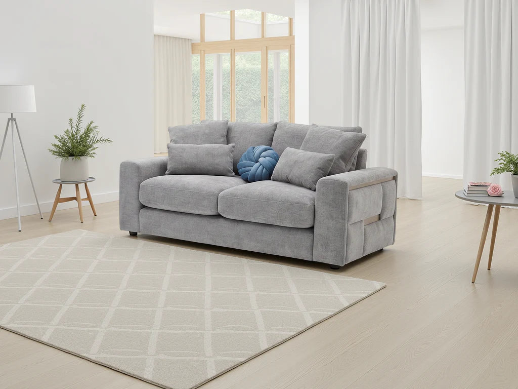 Sofia Grey 2 Seater Sofa