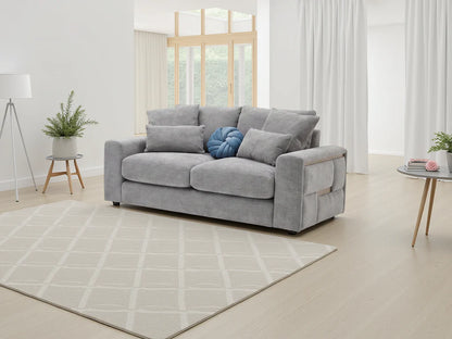 Sofia Grey 2 Seater Sofa