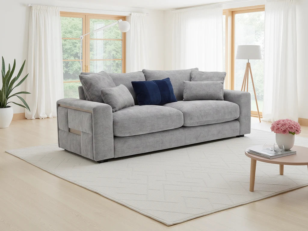 Sofia Grey 2 Seater Sofa