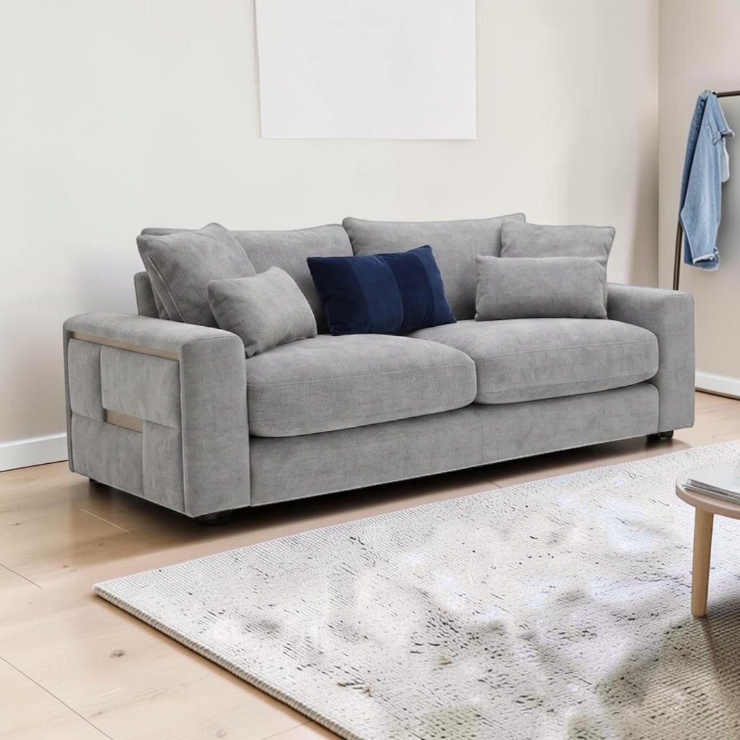 Sofia Grey 2 Seater Sofa
