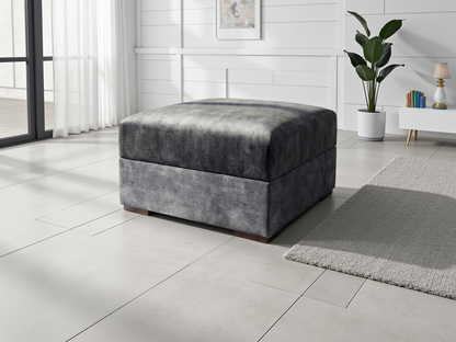 Regent Sofa Black Footstool