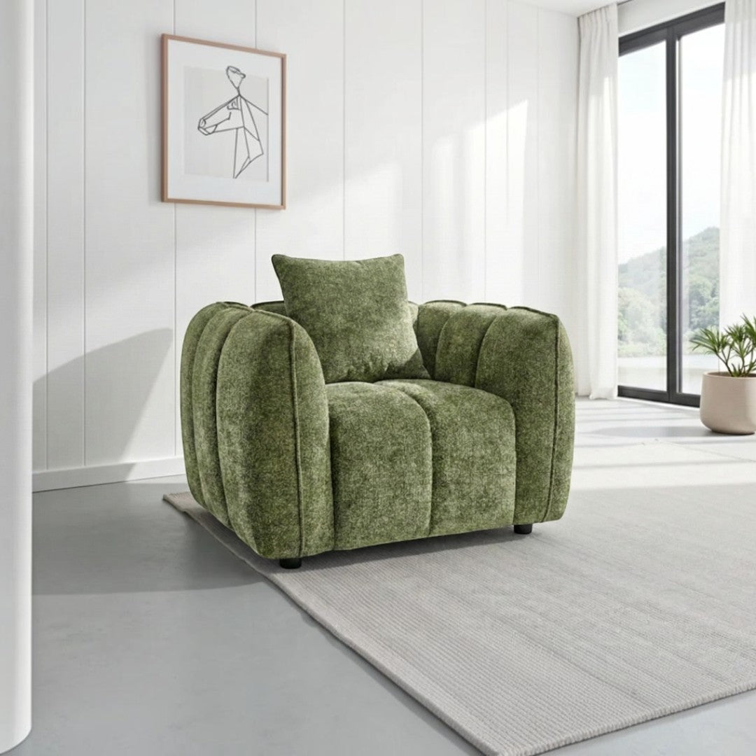 Valmont Sofa Olive Armchair