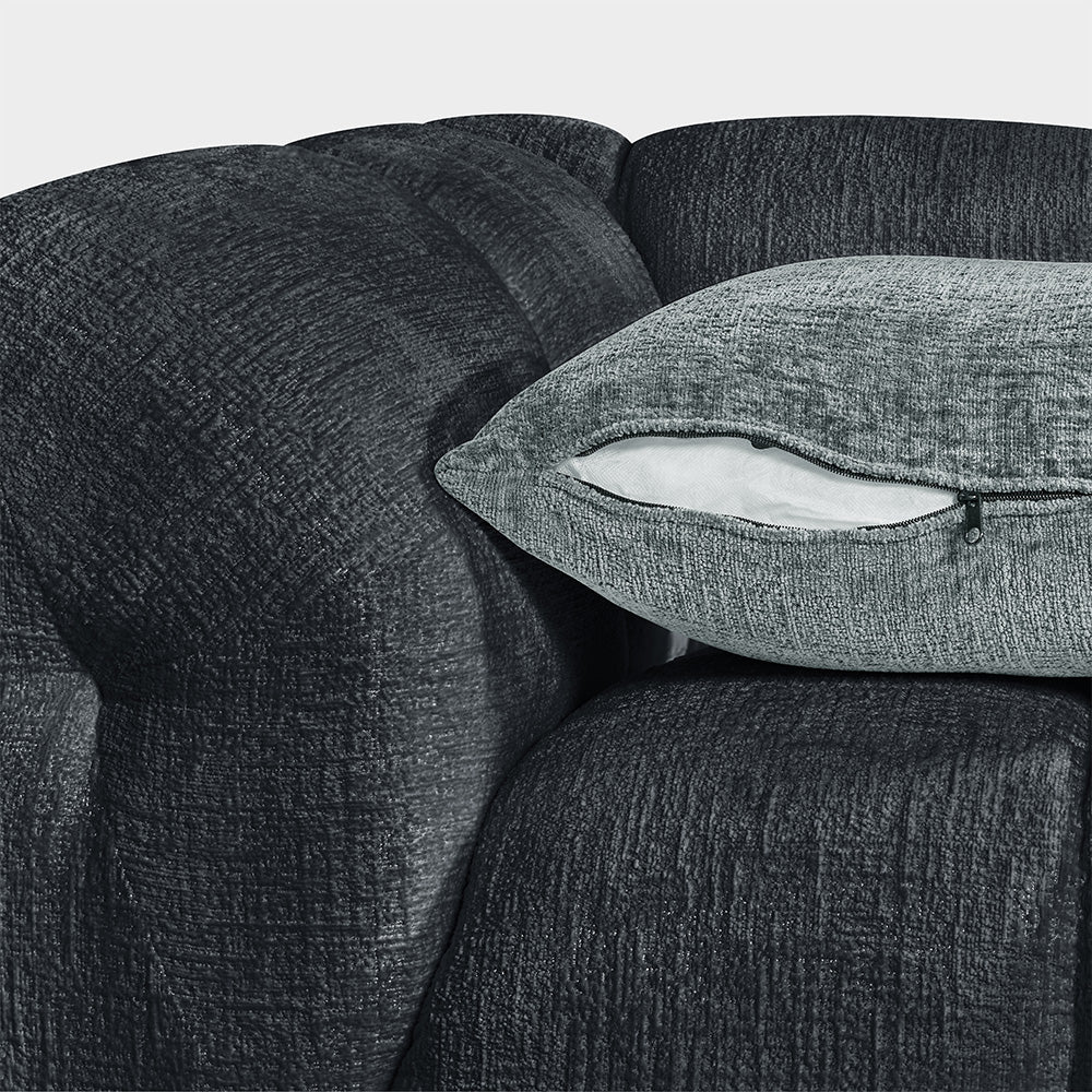 Genoa Sofa Charcoal Right Hand Corner