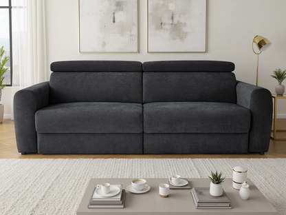 Nolan Electric Sofabed Black 3 Seater
