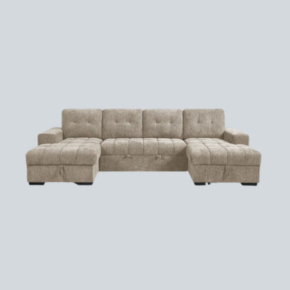 Torino Sofabed Beige U Shape Corner