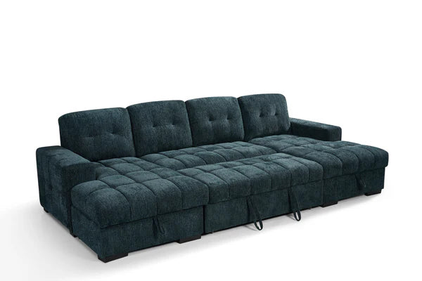 Torino Sofabed Teal U Shape Corner
