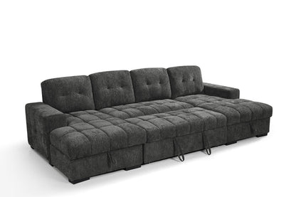 Torino Sofabed Grey U Shape Corner