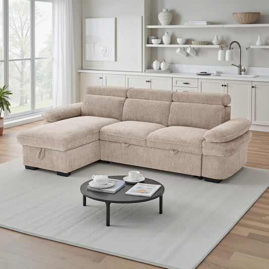 Maison Sofabed Beige Universal Corner