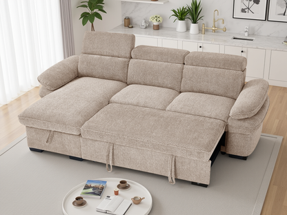 Maison Sofabed Beige Universal Corner
