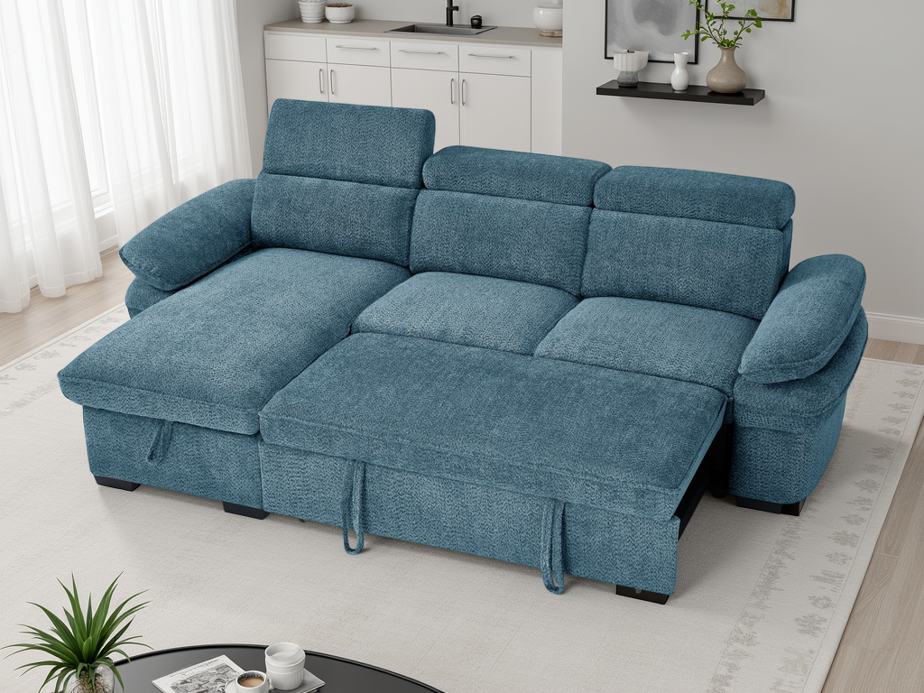 Maison Sofabed Blue Universal Corner