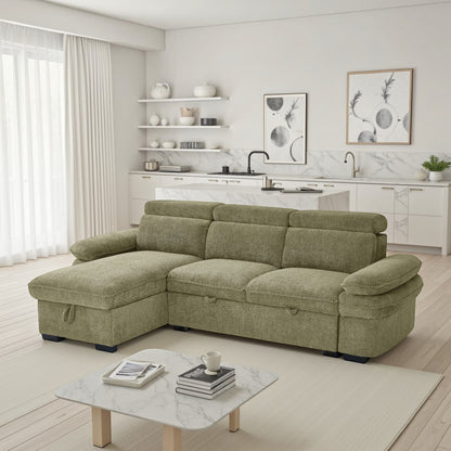 Maison Sofabed Green Universal Corner