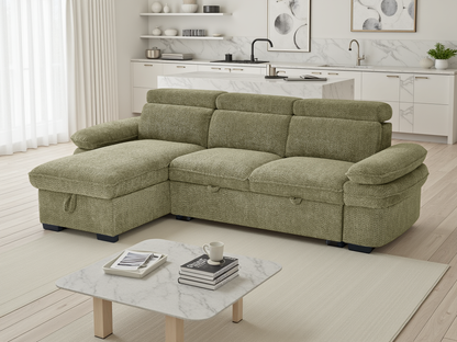 Maison Sofabed Green Universal Corner