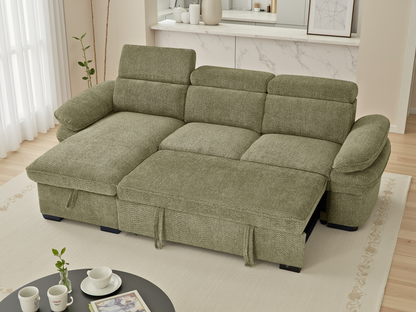 Maison Sofabed Green Universal Corner