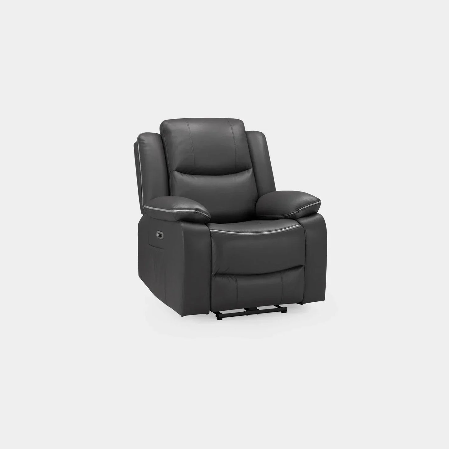 Harley Electric Recliner Sofa Black Armchair