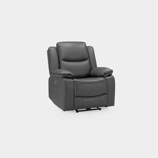 Harley Electric Recliner Sofa Grey Armchair