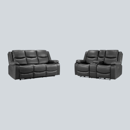 Harley Recliner Black 3+2 Bundle