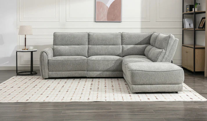 Nora Electric Corner Recliner Sofa + USB Charging