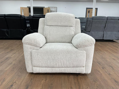 Oakley Beige Electric Armchair Recliner Sofa