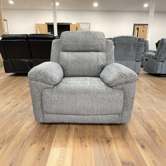 Oakley Grey Electric Armchair Recliner Sofa
